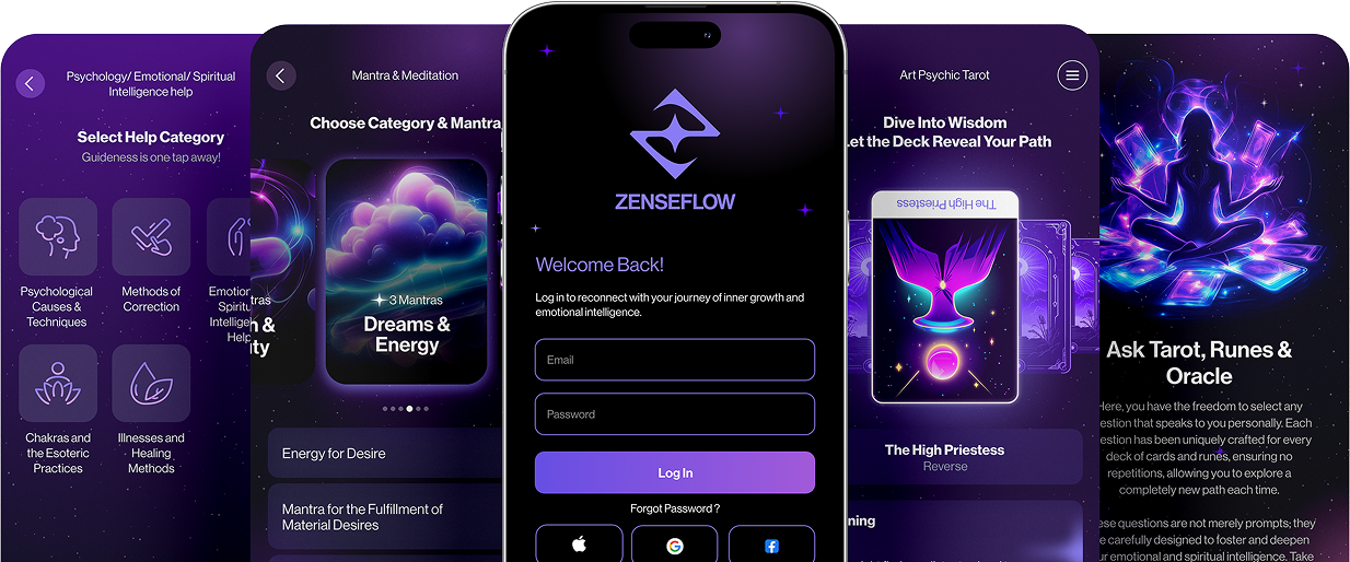 screenshots of app